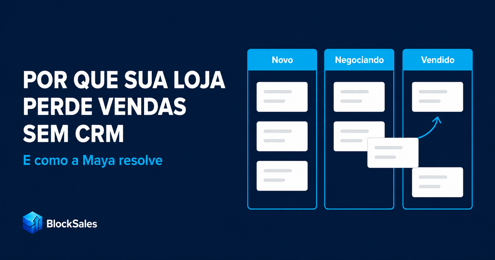 Por que sua loja perde vendas sem CRM (e como a Maya resolve)